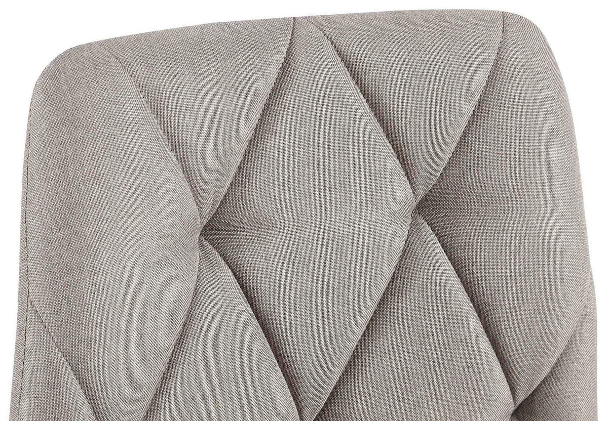 ESSZIMMERSTUHL Stoff Hellgrau - Hellgrau/Schwarz, Textil/Metall (45/85/55cm) - CLP