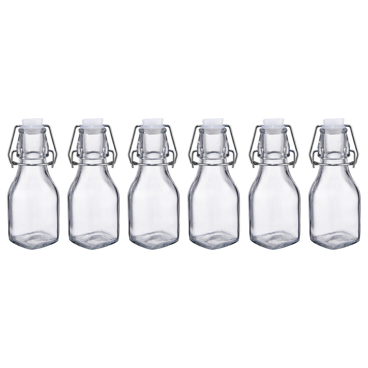 FLASCHE (6er Set) Swing - Transparent, Glas (0.12L) - Butlers