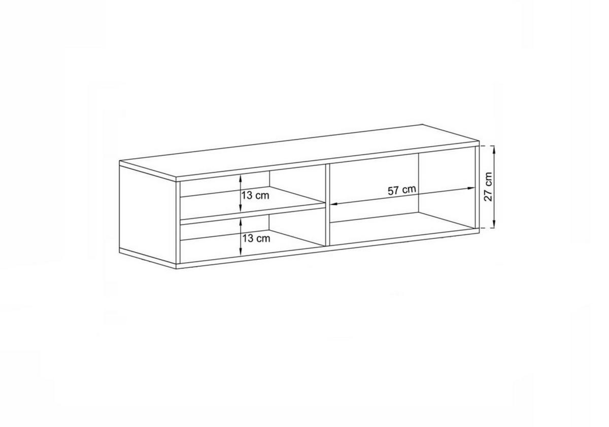 TV-SCHRANK Enjoy Kaschmir matt Schublade 120 cm - Kaschmir, Holzwerkstoff (120/30/35cm) - Meble Lindner