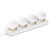 LED-PILZLEUCHTE Mushroom Lounge Lights 6 cm 4er-Set beige - Beige, Kunststoff (6/6/6cm) - Northpoint