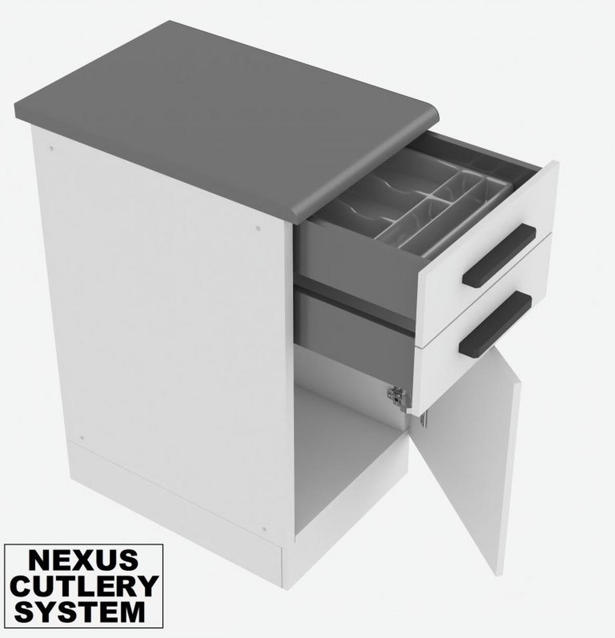 KÜCHE L-Form Jane, ohne Arbeitsplatten, Schwarz Hochglanz - Schwarz Hochglanz, Holz (480/204/60cm) - B BELINI GROUP