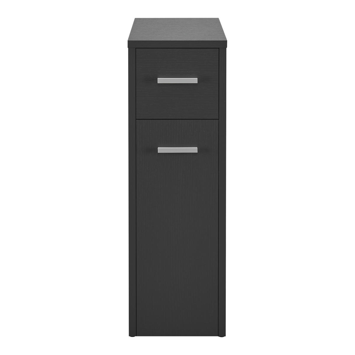 SEITENSCHRANK Kauhajoki - Dunkelgrau, Holzwerkstoff (20/61/45cm) - [en.casa]