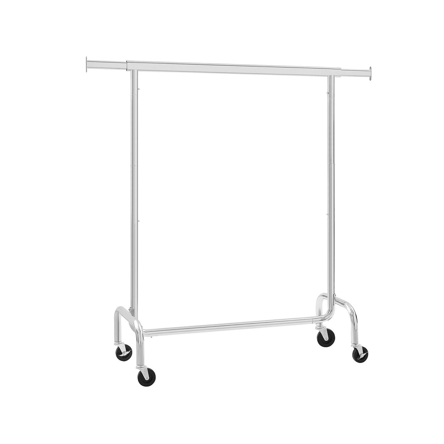 SCHWERLASTREGAL PRAIA - Silberfarben, Metall (150/160/45cm) - Hansiro