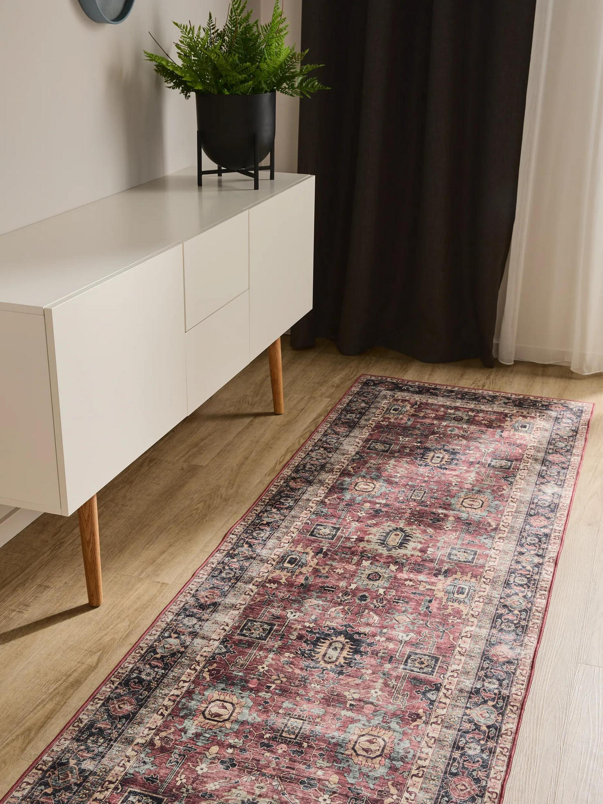 VINTAGE-LÄUFER George waschbar 80x240 cm - Multicolor, Kunststoff (80/240cm) - benuta