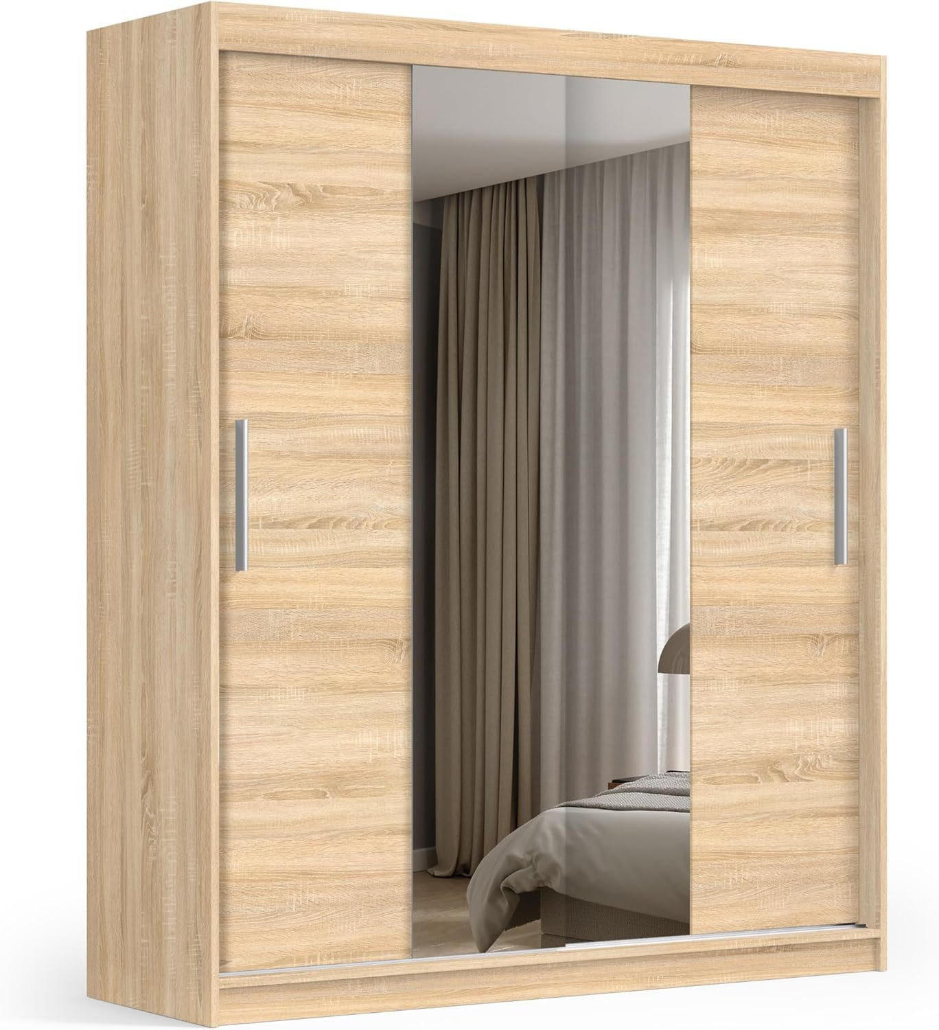 Mobelsta Schiebetürenschrank Sonoma Eiche 180x215.5x59 cm
