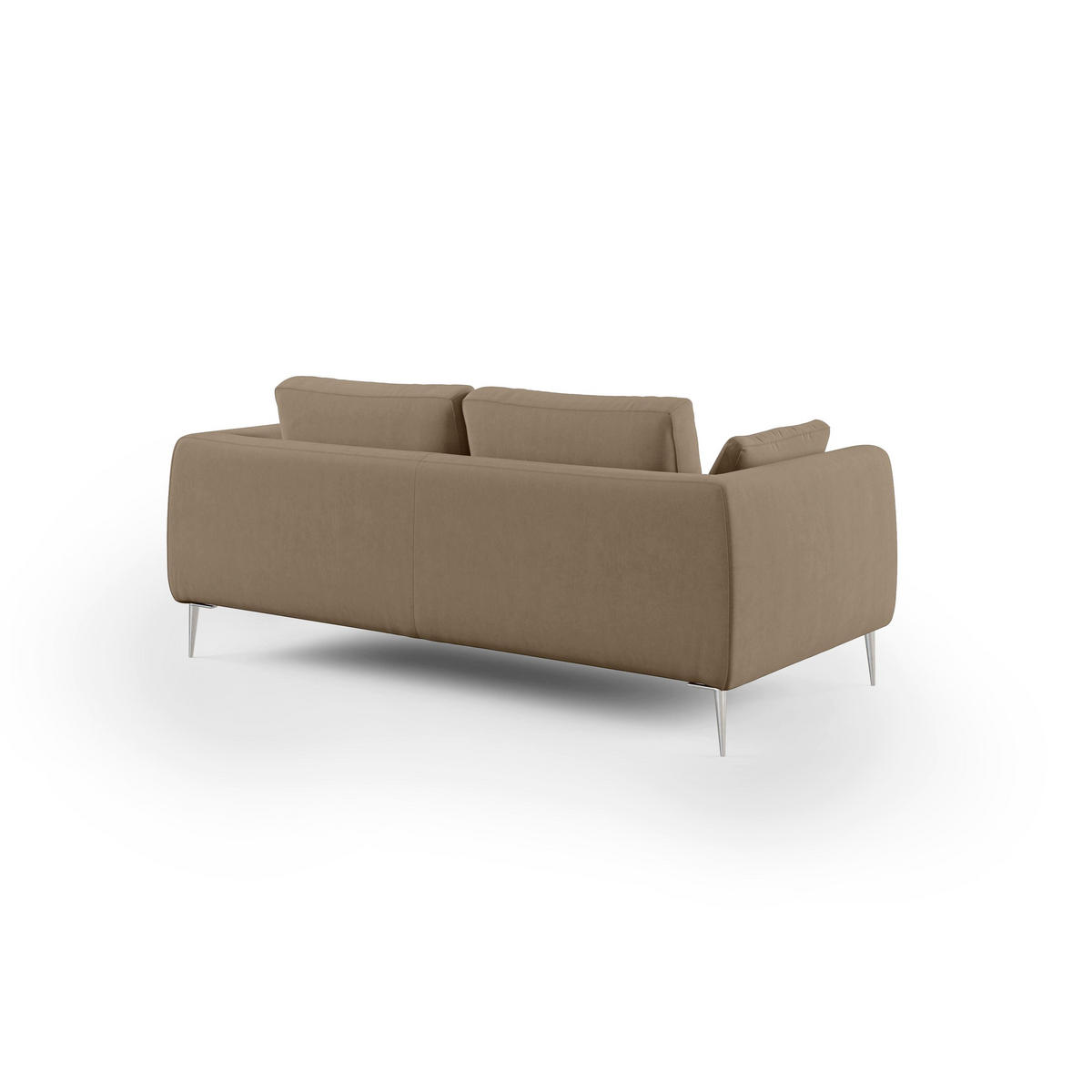 LINEARSOFA Plano - Braun, Textil (176/86/102cm) - Divani.store