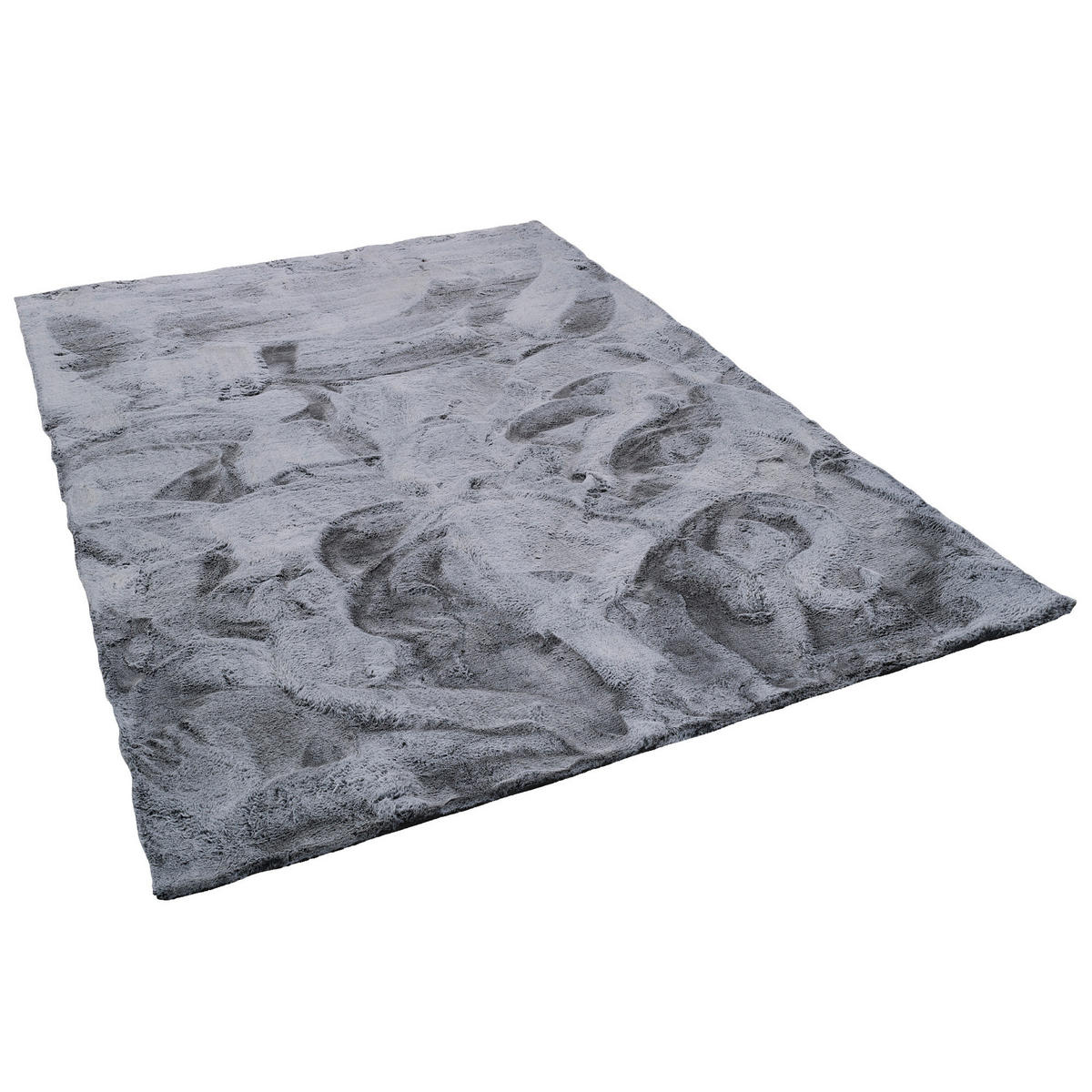 FELLTEPPICH LUXUS SUPER SOFT PLUSH - Blaugrau, Textil (70/140cm) - Pergamon