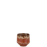 BLUMENTOPF ALINE - Töpferei - Rot - XS - Ø 16 cm - Rot, Keramik (16/16cm) - J-Line