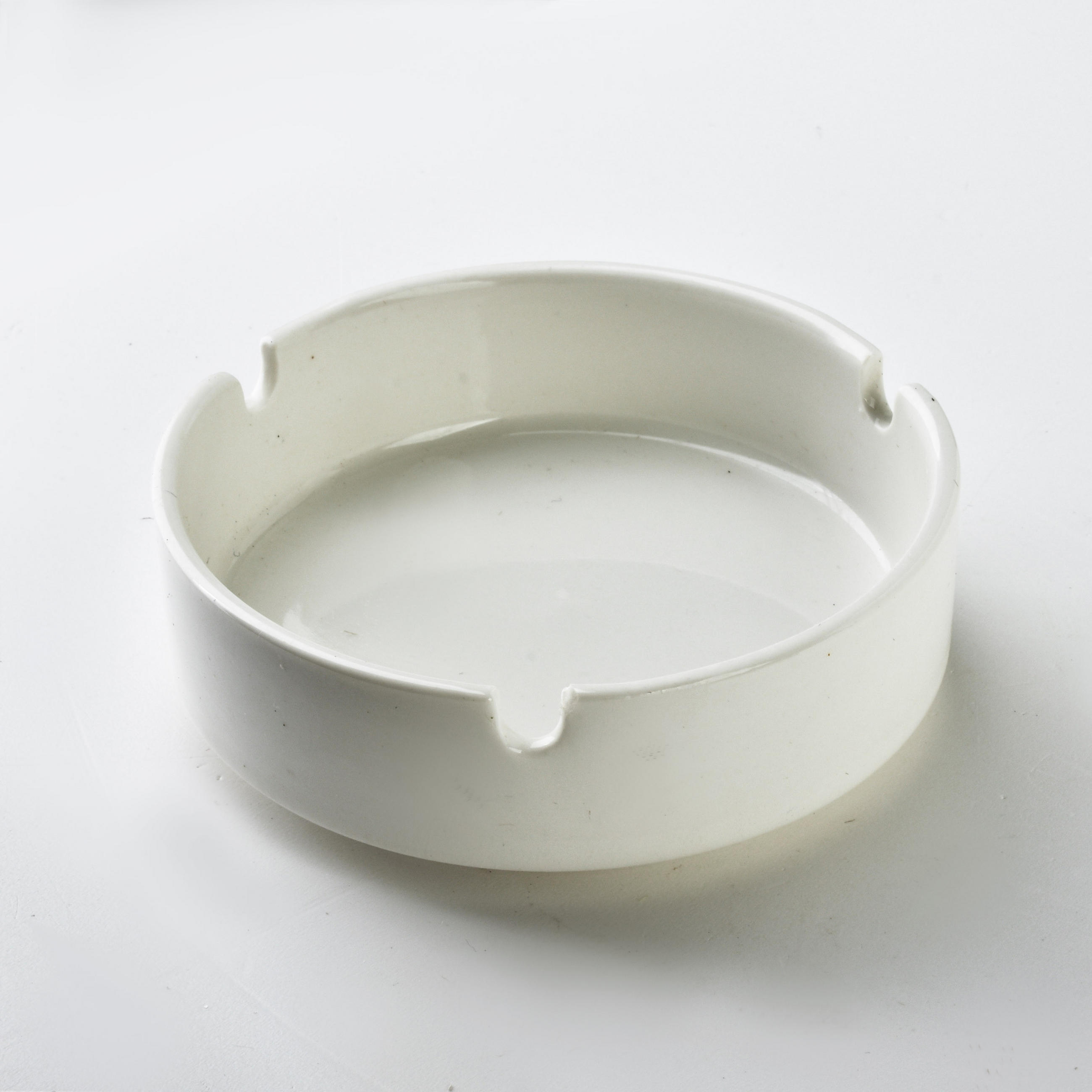 ASCHENBECHER Basic Weiß 10/10/3 cm Keramik - Weiß, Keramik (10cm) - Mondex