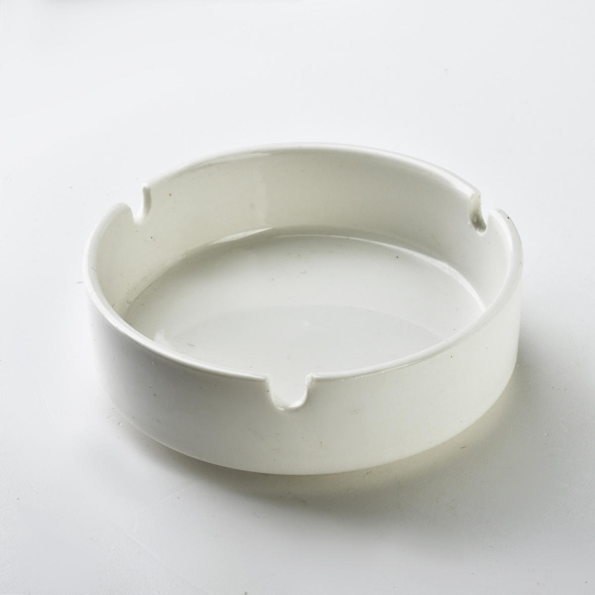 ASCHENBECHER Basic Weiß 10/10/3 cm Keramik - Weiß, Keramik (10cm) - Mondex