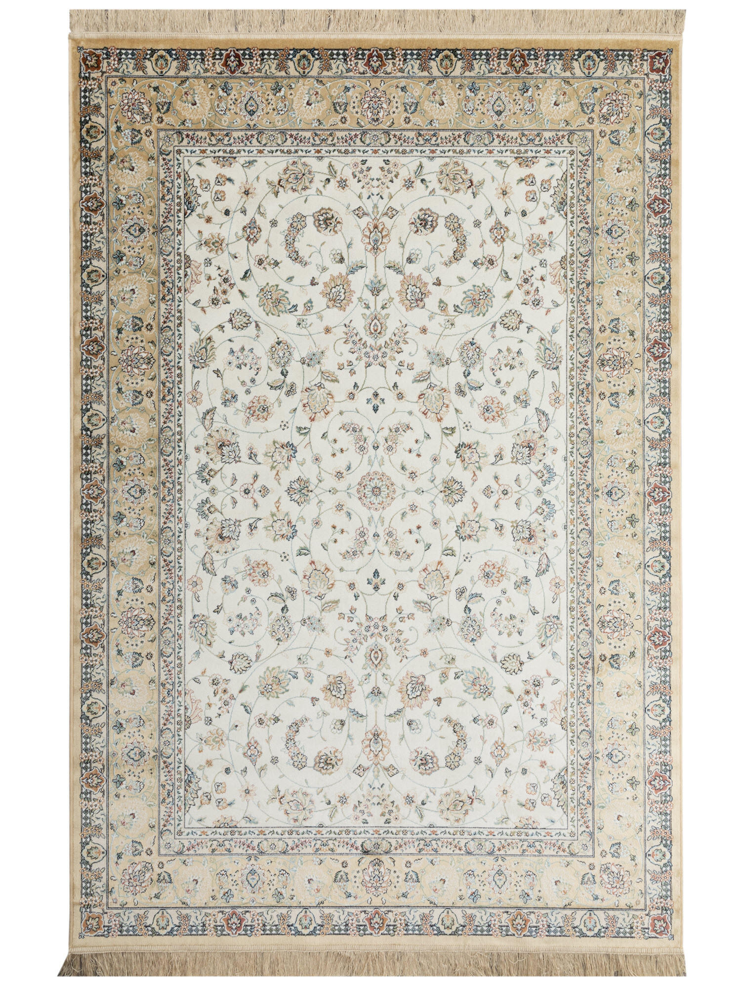 ORIENTTEPPICH 95/140 cm Riad Tabriz - Beige, Textil (95/140cm) - Steffensmeier