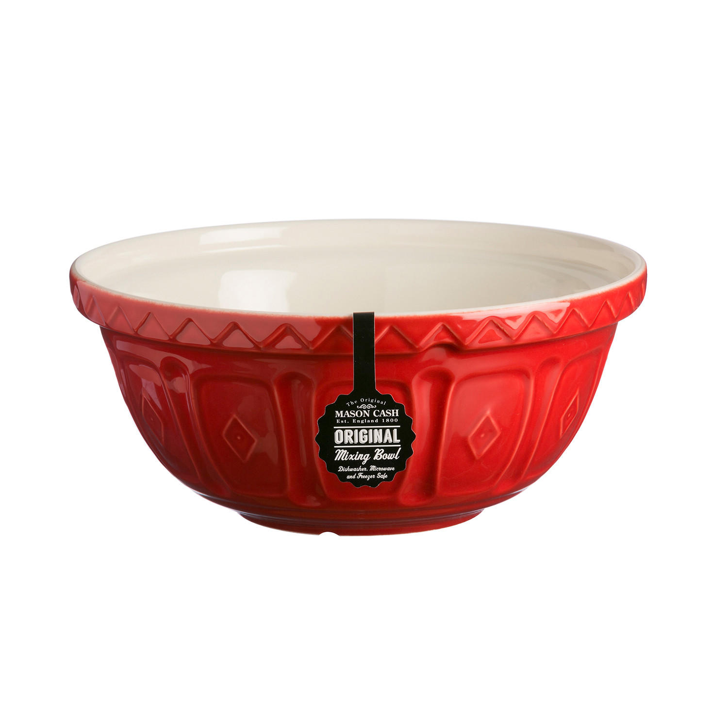 RÜHRSCHÜSSEL, rot, 4 Liter, Ø 29 cm - Rot, Keramik (24/14cm) - Mason Cash