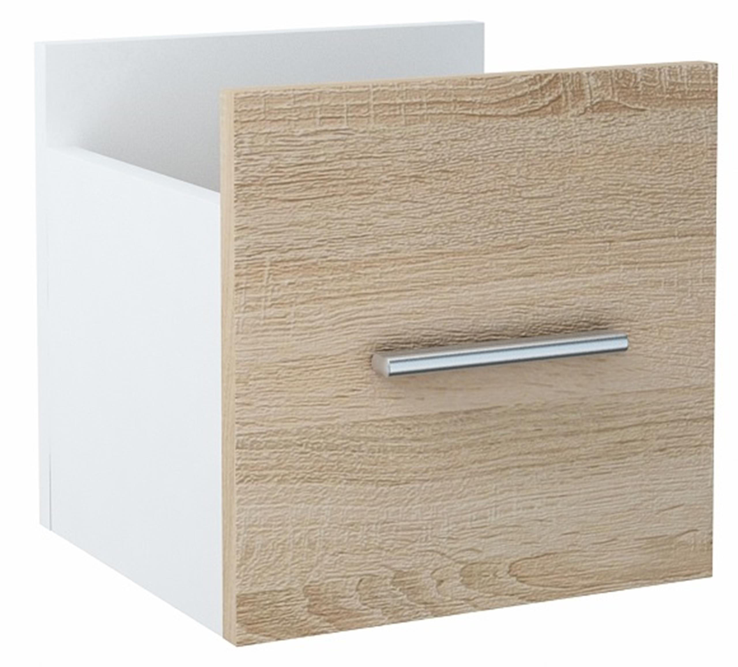 SCHUBLADE MODUS Sonoma Eiche 34,6/27,5/34,6 cm - Sonoma Eiche, Holzwerkstoff (34.6/34.6/27.5cm) - Matkam Möbel