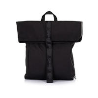 WICKELTASCHE CHRBL026 schwarz kompakt faltbar, Rucksackfunktion, Wickelauflage, Thermotasche - Schwarz, Textil (14/53/41cm) - Chipolino