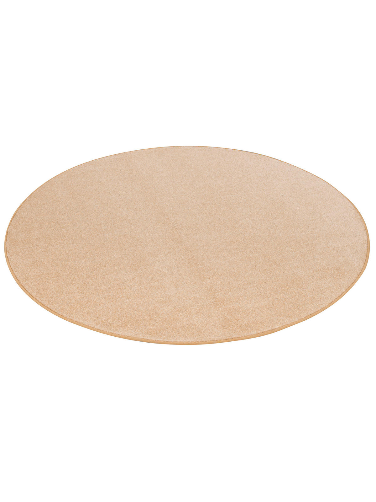 TREND VELOURS TEPPICH JOY RUND - Beige, Textil (200/200cm) - Snapstyle