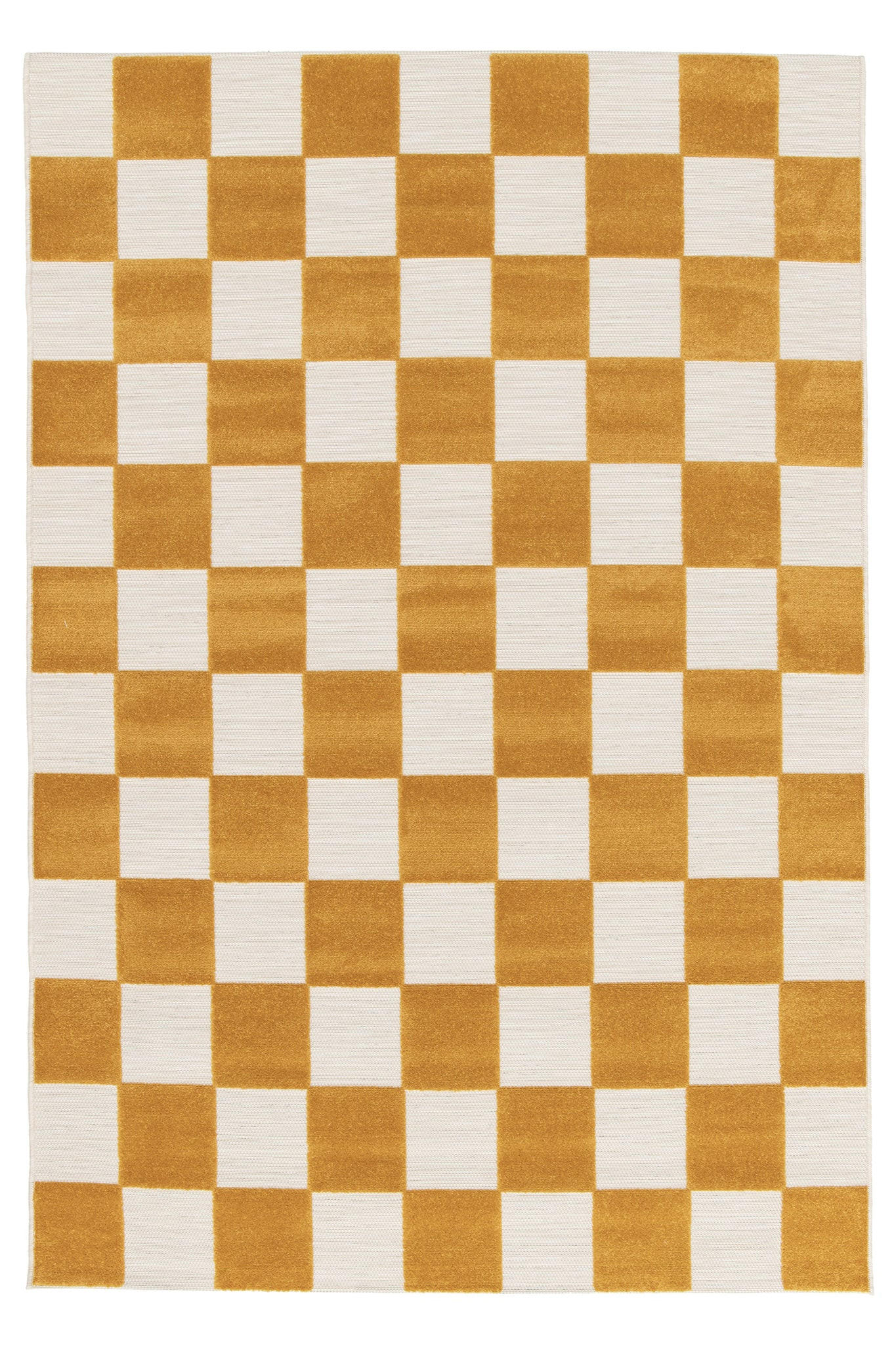 TEPPICH für Innen und Außen mit Skulptureffekt gelb - Gelb, Textil (120/170cm) - AFK Living