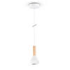 PENDELLEUCHTE Mora S - Weiß, Metall (10/10/18.7cm) - Paco Home