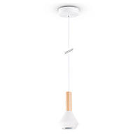 PENDELLEUCHTE Mora S - Weiß, Metall (10/10/18.7cm) - Paco Home