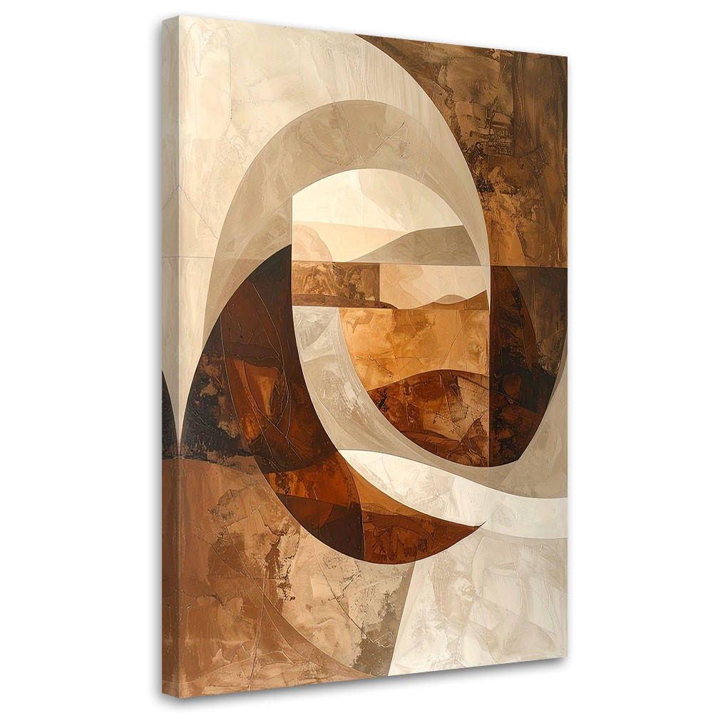 LEINWANDBILD Abstraktion 40x60cm - Beige, Textil (40/60cm) - Feeby