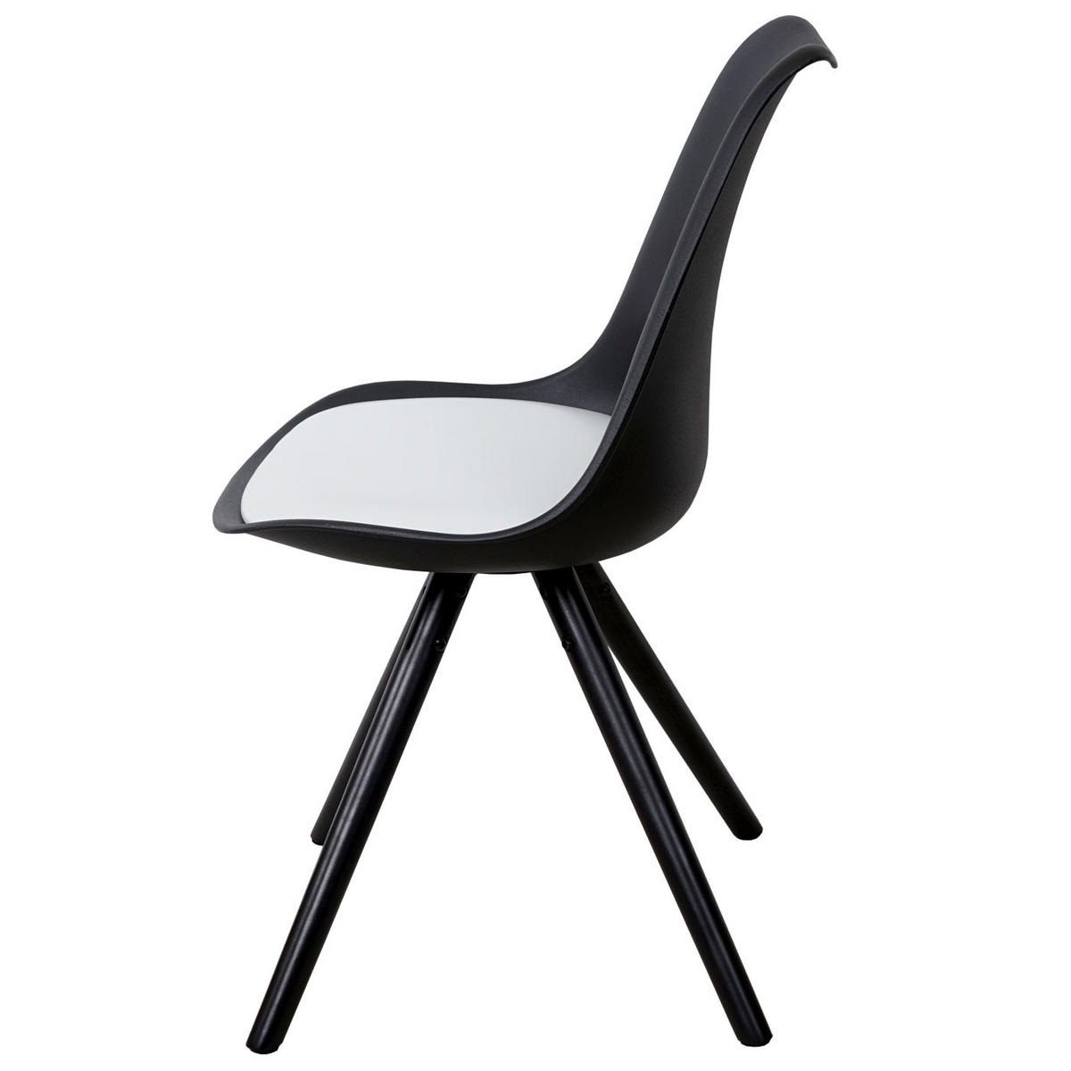 ESSZIMMERSTUHL Schwarz 2er-Set - Schwarz, Textil (48/82/53cm) - MCW