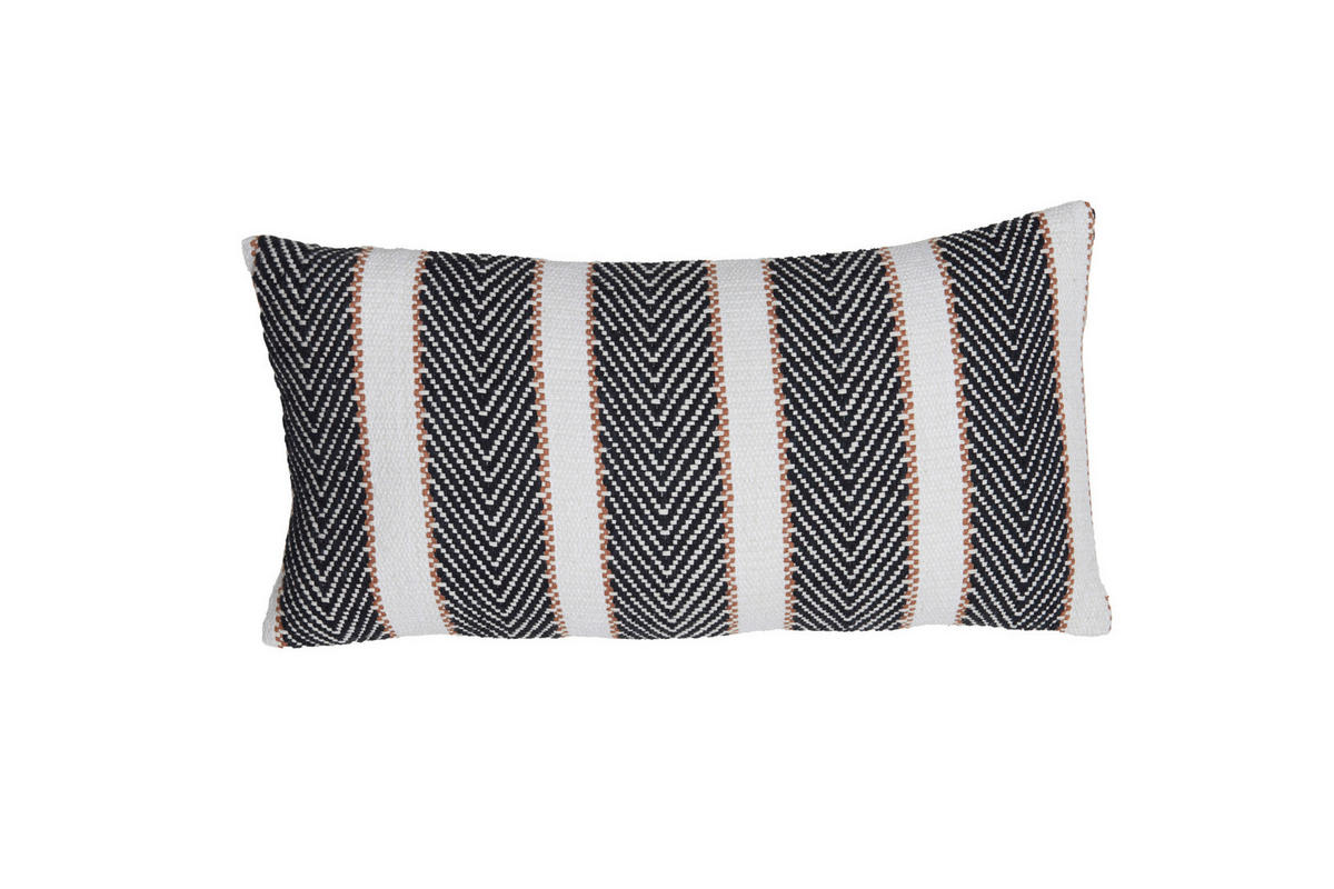 DEKOKISSEN Loura Weiß 60/30/10 cm - Weiß, Textil (30/60cm) - Light & Living