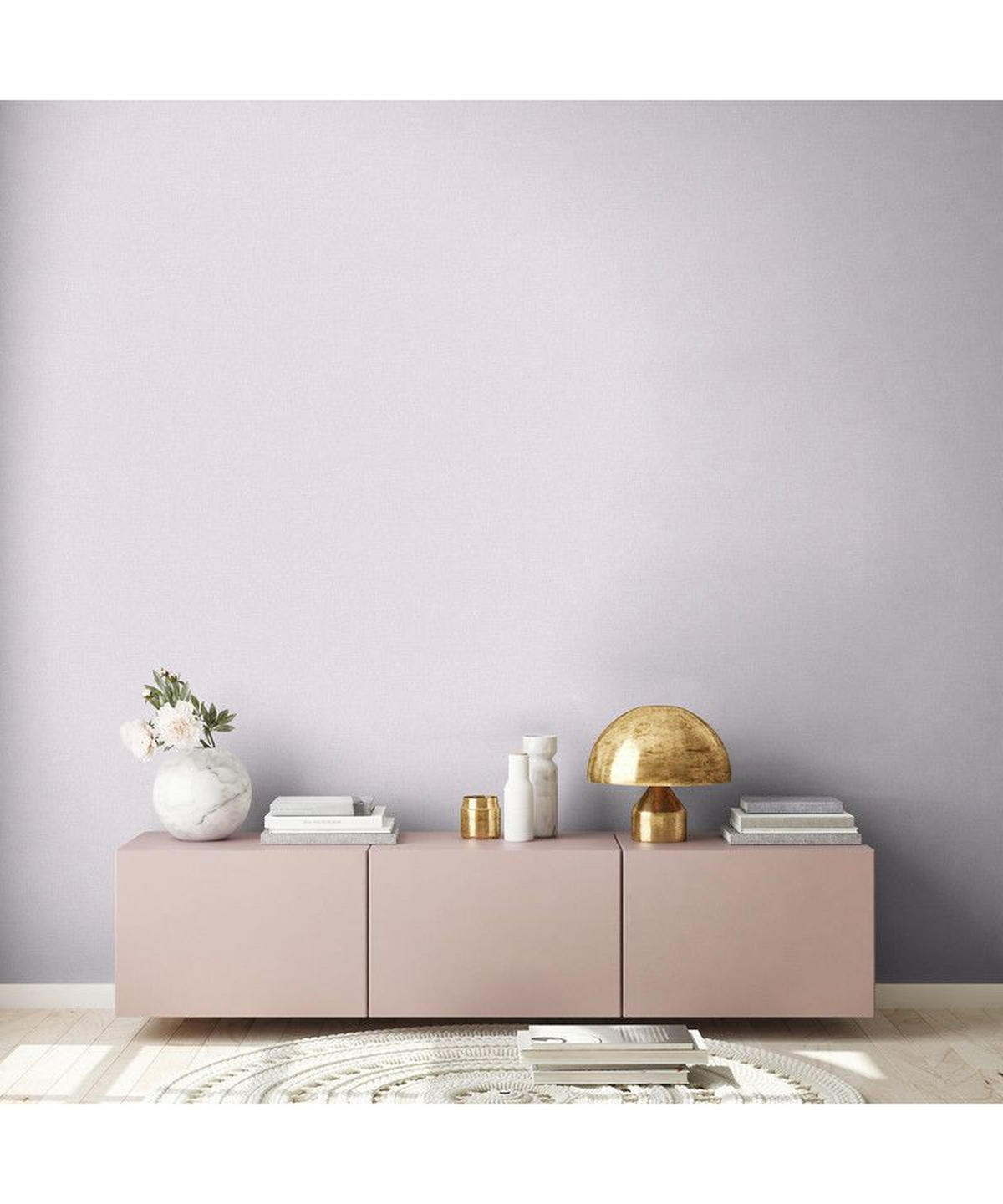 VLIESTAPETE Lila 53/1005 cm - Lila, Textil (53/1cm) - KUNSTLOFT