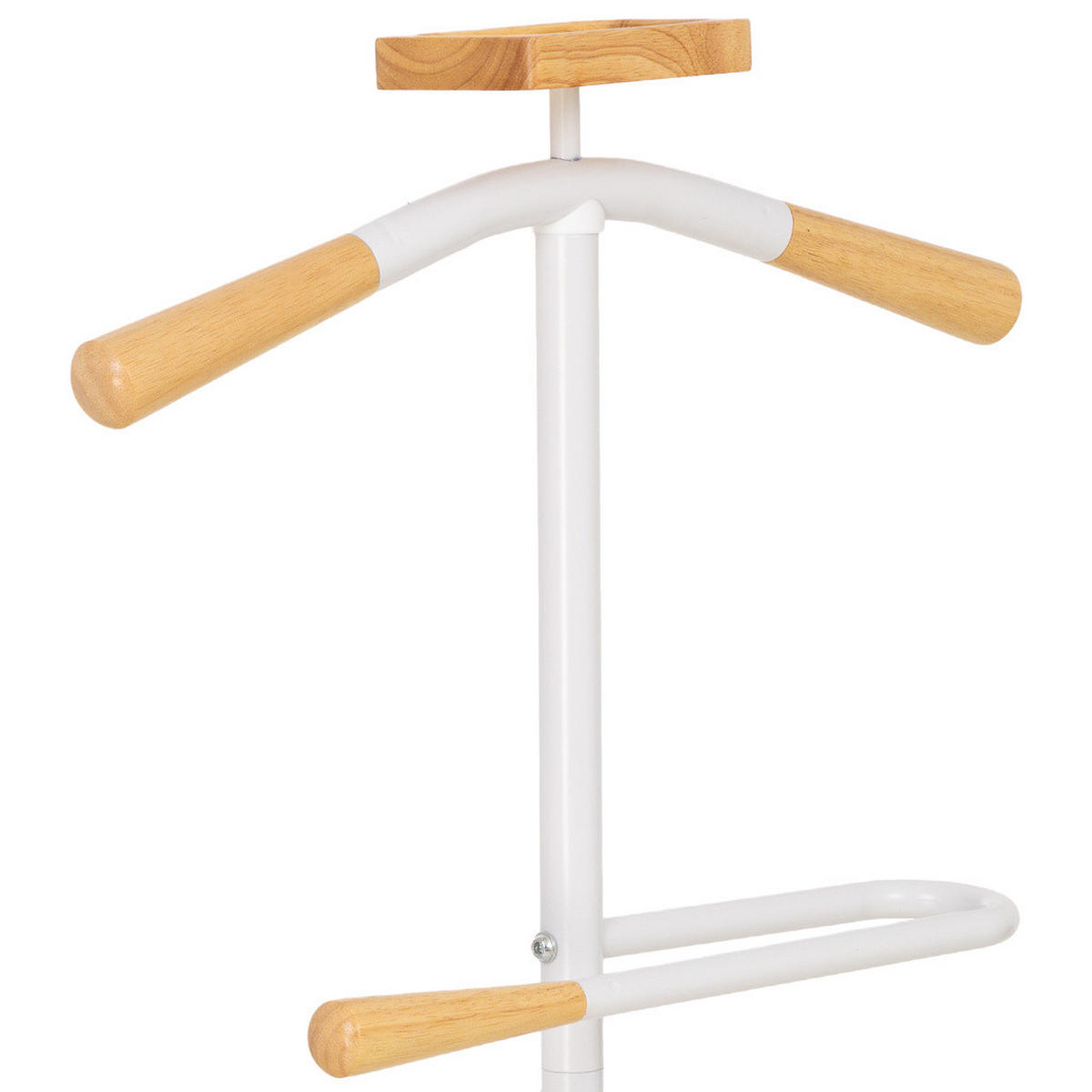 GARDEROBE aus metall - Weiß, Metall (30/120/30cm) - Wanderlust