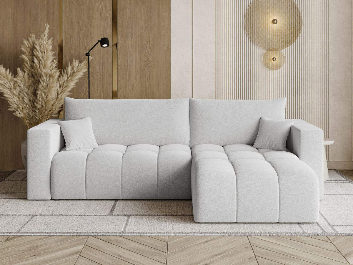 ECKSOFA Neva Grau - Grau, Holz/Textil (280/170cm) - Graingold