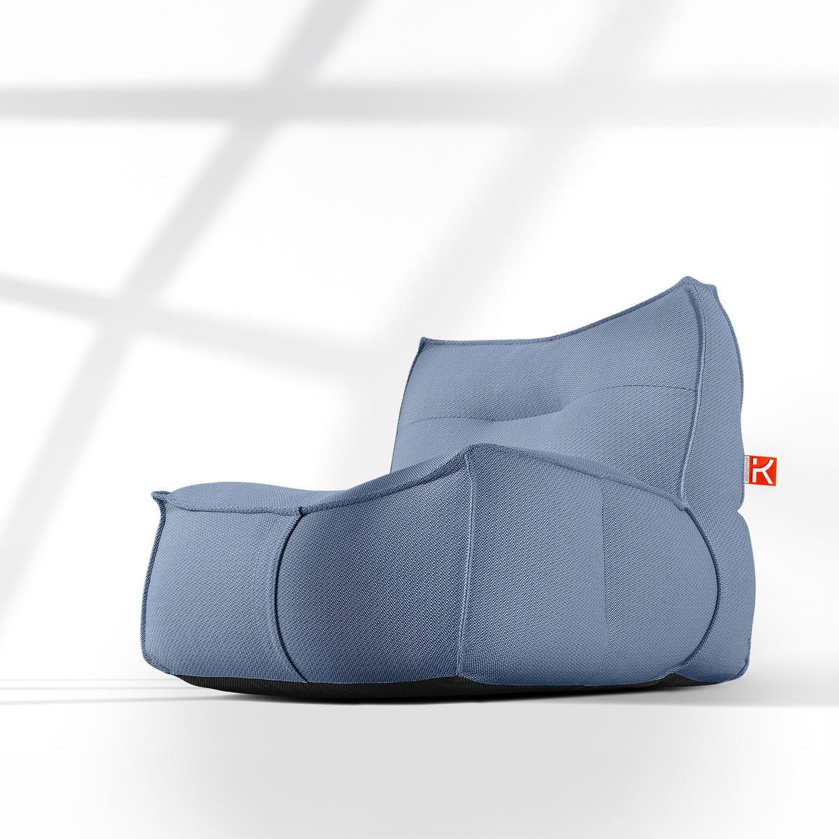 GARTENLOUNGE-SET LOVIA, Möbel-Set, Marineblau/Weiß - Dunkelblau, Textil - KONSIMO®