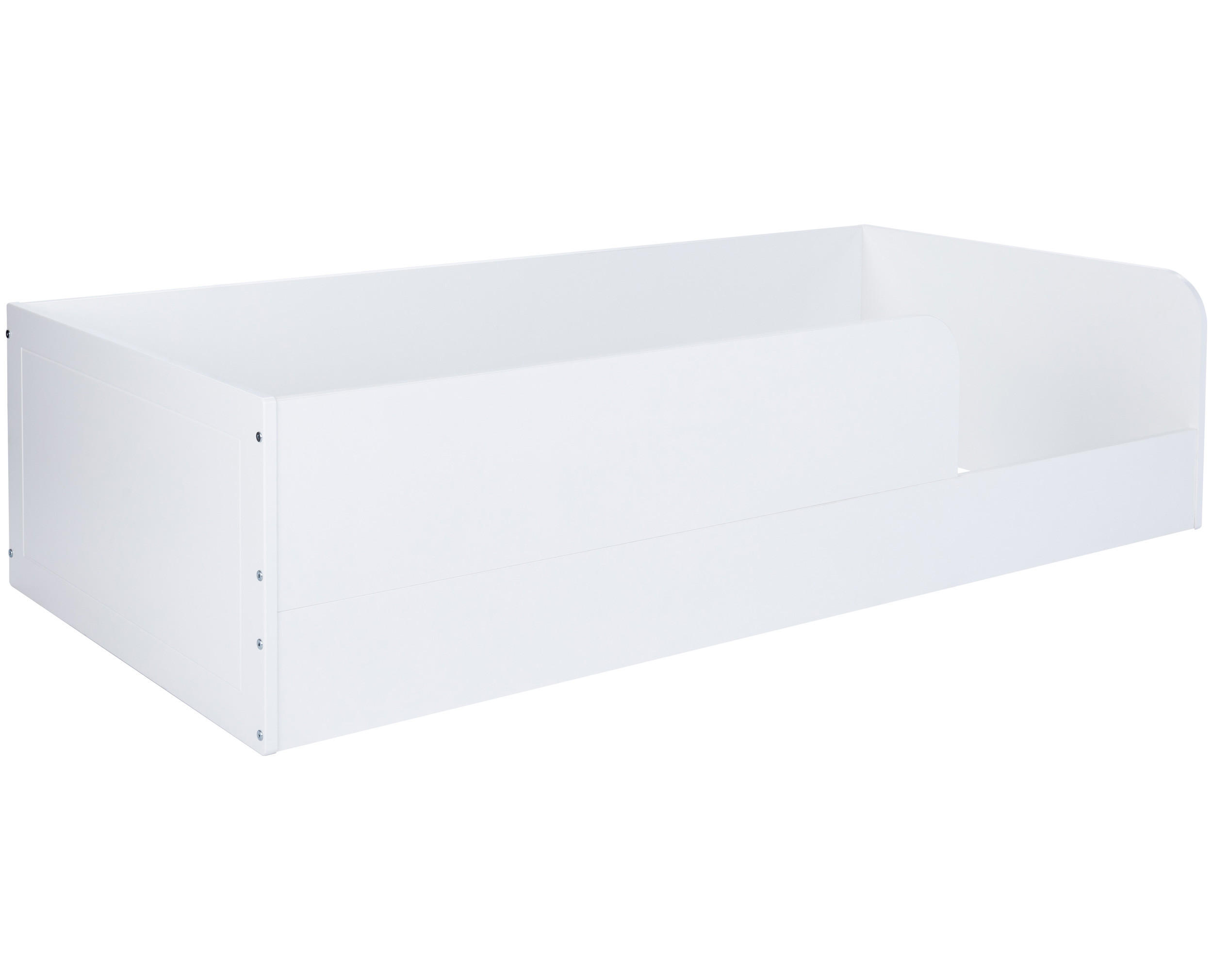 BODENBETT Thilo 90 x 200 cm - Weiß, Holzwerkstoff (90/200cm) - arthur berndt