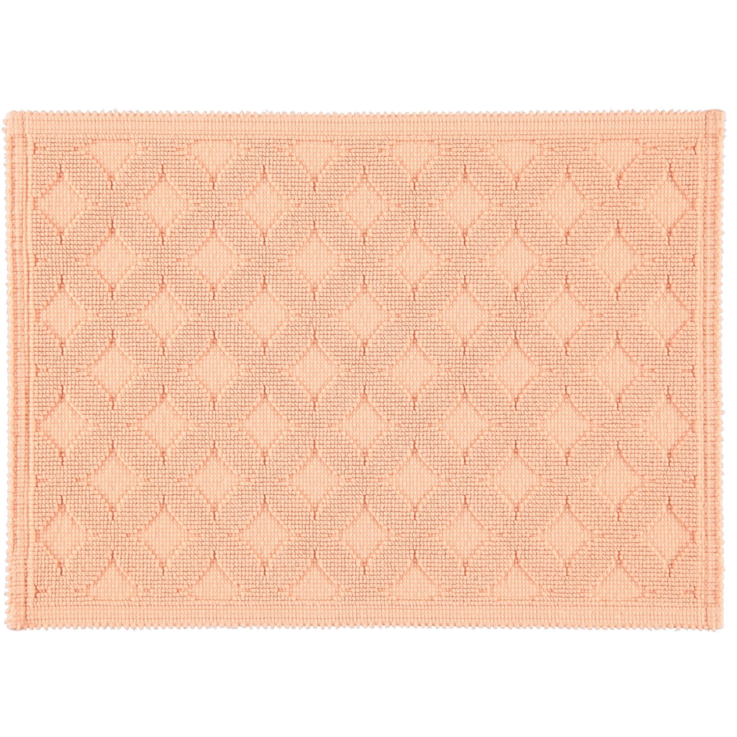 BADEMATTEN SEASIDE PEACH - 405 - Orange, Textil (50/70cm) - Rhomtuft