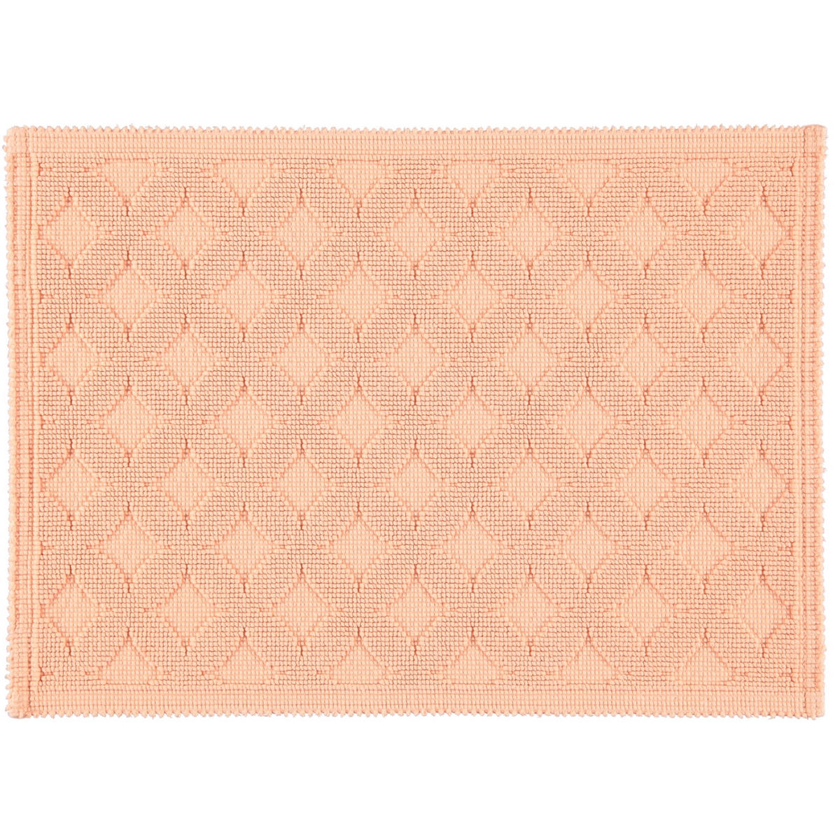 BADEMATTEN SEASIDE PEACH - 405 - Orange, Textil (50/70cm) - Rhomtuft