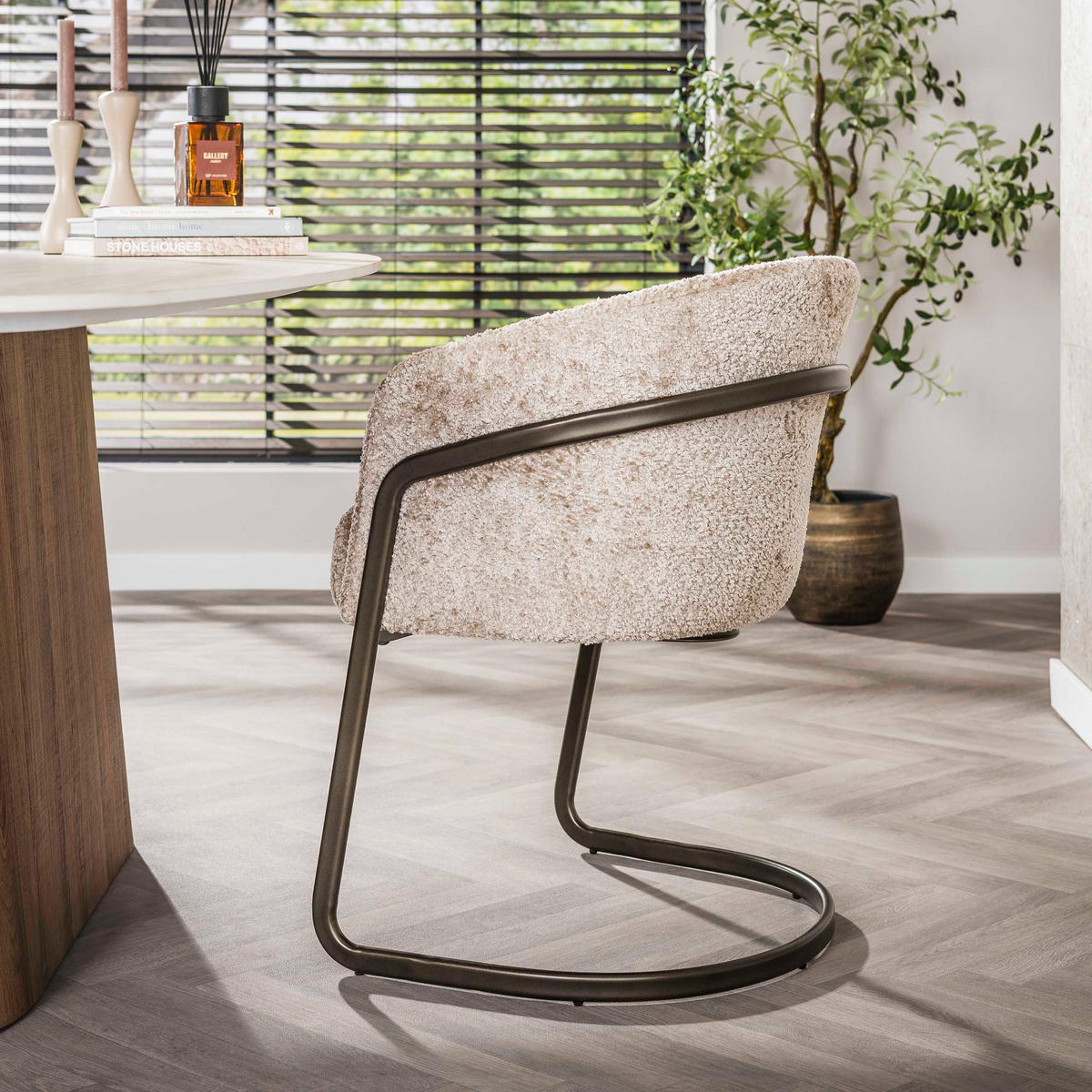 ESSZIMMERST√ÚHLE Beige 58/59/79 cm - Beige, Textil (59/79/58cm) - Hoyz Collection
