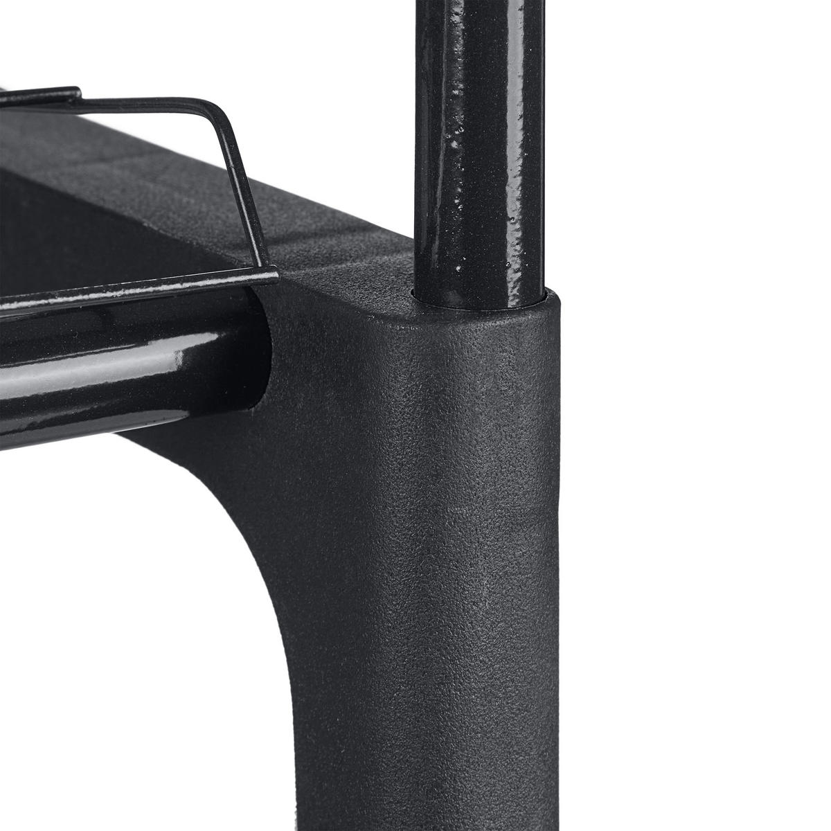 BALKONGEWÄCHSHAUS - Schwarz, Kunststoff/Metall (48/80/24.5cm) - Relaxdays