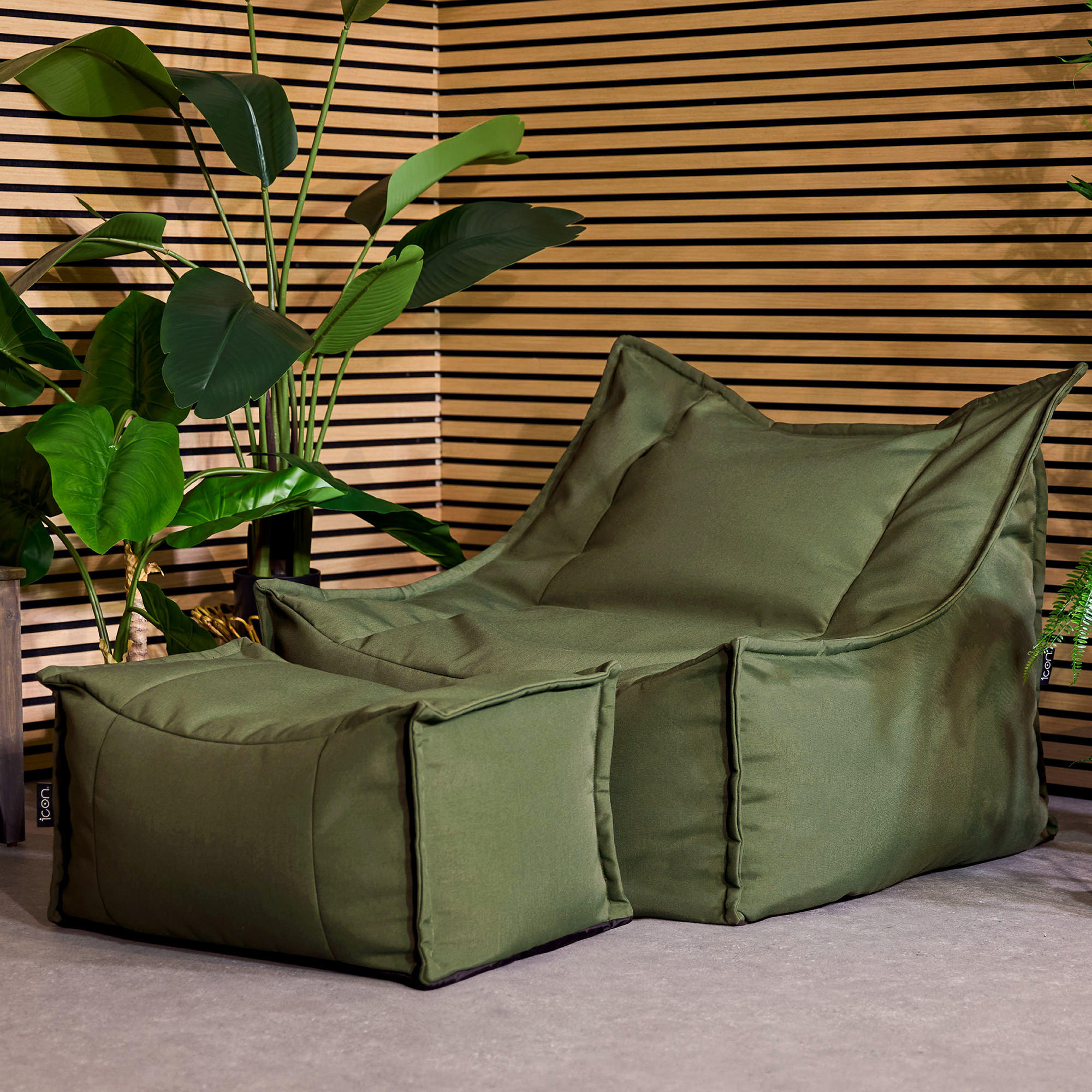 Thumbnail - icon Sitzsack, Grün, Textil, 300 L, 1-Sitzer, Füllung: EPS Mikroperlen, Rechteckig, 94x75x94 cm, Hergestellt in Deutschl...