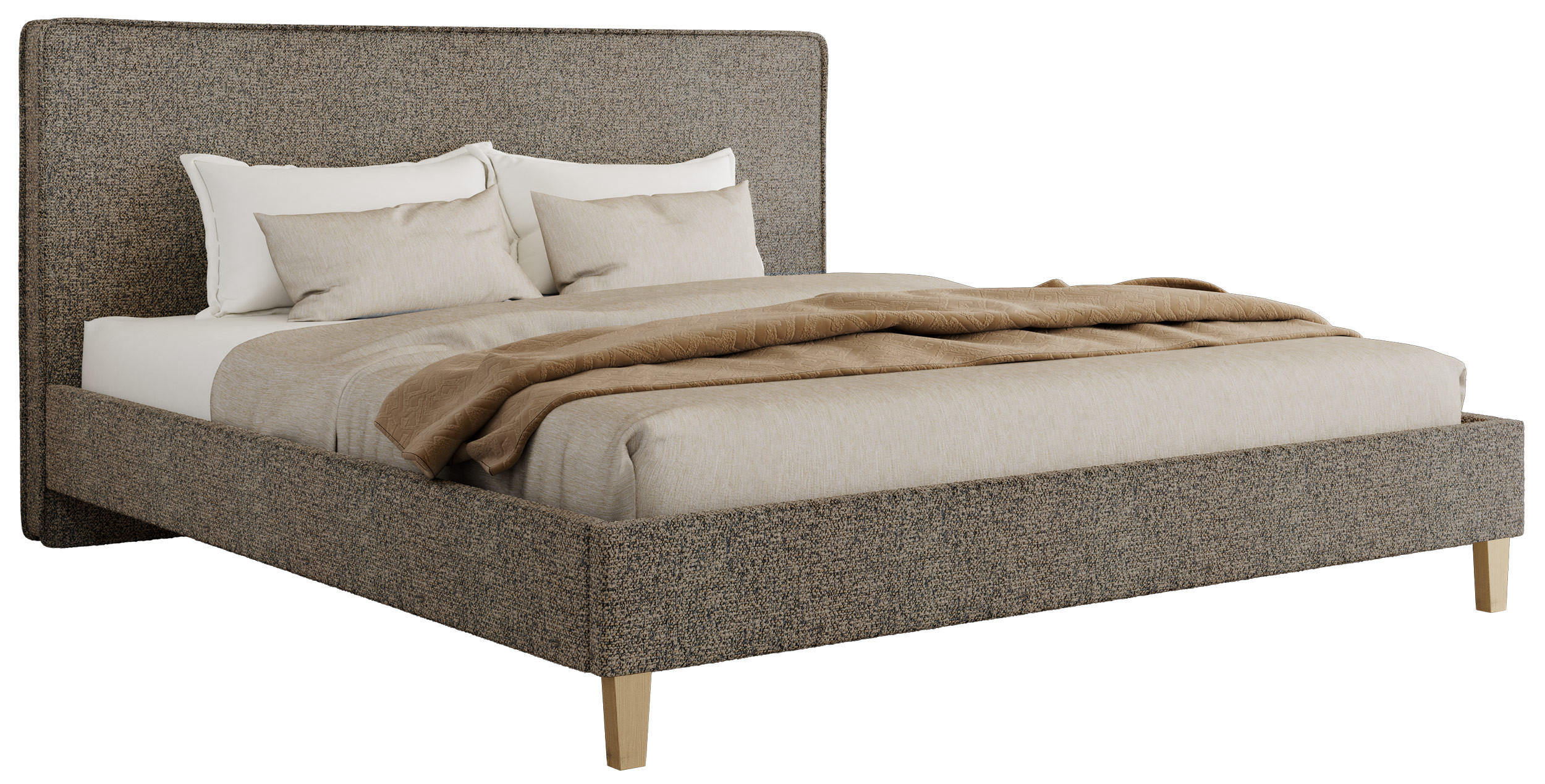 MKS Polsterbett Grau 160x200 cm