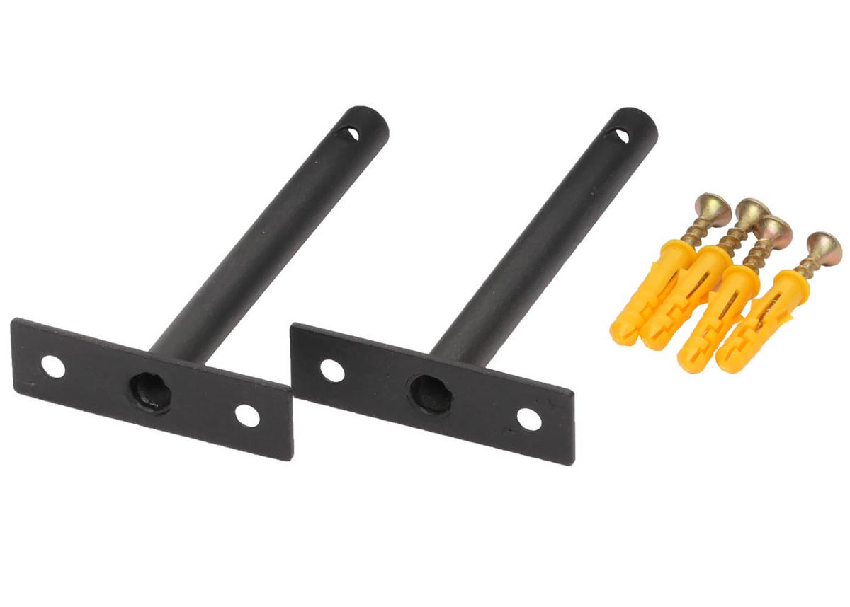 WANDREGAL 8x80x25cm Schublade Massiv-Holz Grau shabby - Grau, Holz (80/8/25cm) - BERLINLODGE