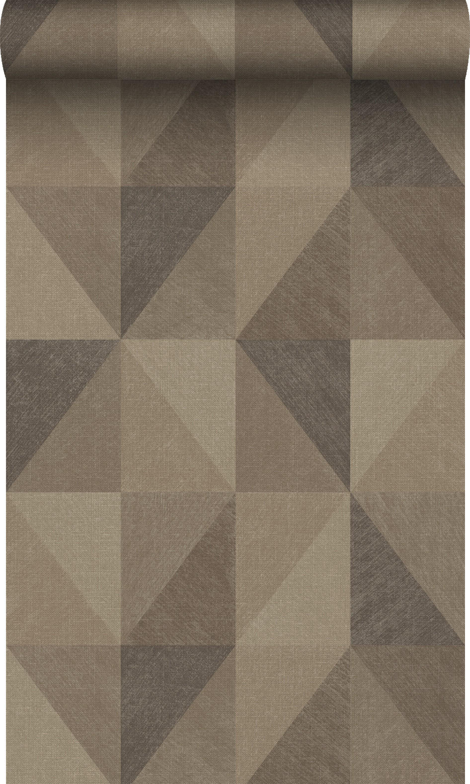 TAPETE 3D-Muster 50 x 900 cm - Braun, Papier (50/900cm) - Origin Wallcoverings