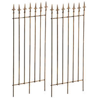 RANKGITTER Elly - 2er Set bronze - Braun, Metall (50/100/2cm) - TPFGarden