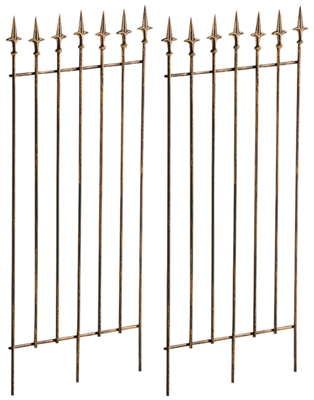 RANKGITTER Elly - 2er Set bronze - Braun, Metall (50/100/2cm) - TPFGarden