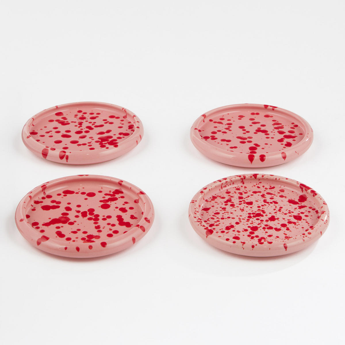 APPETIZERTELLER Boogy Splash - Pink, Keramik (12/12/2cm) - Butlers