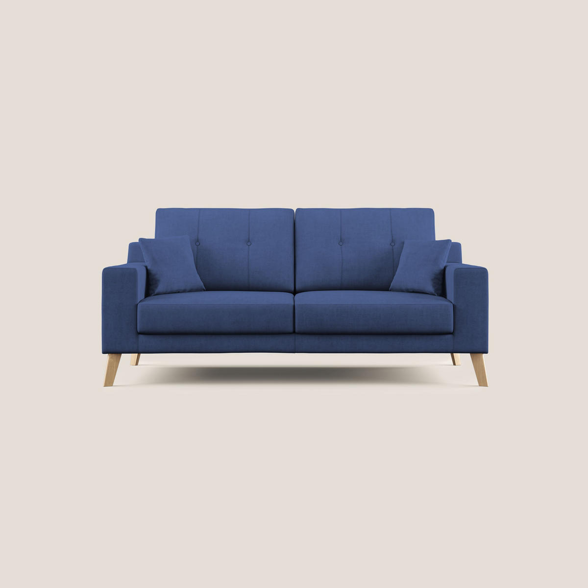 LINEARSOFA Danish - Blau, Textil (206/95/91cm) - Divani.store