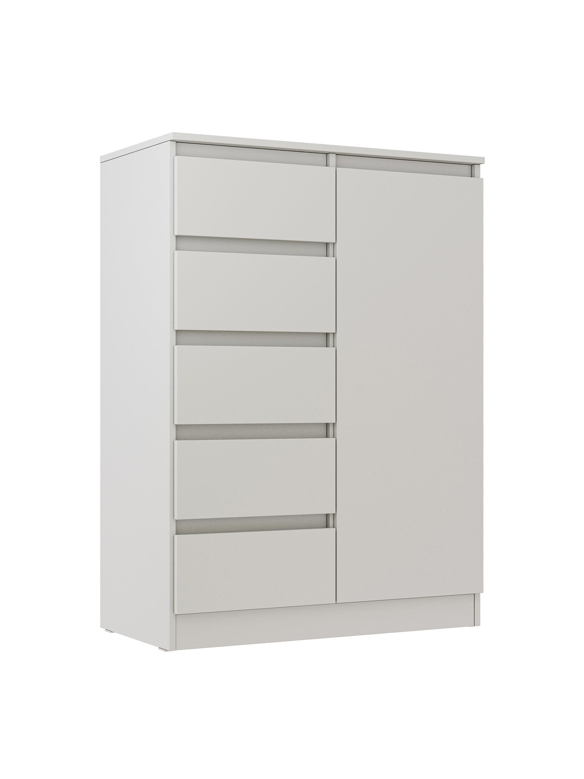 KOMMODE Weiß 83/114/43 - Weiß, Holzwerkstoff (83/114/43cm) - RAUMHIRSCH FURNITURE