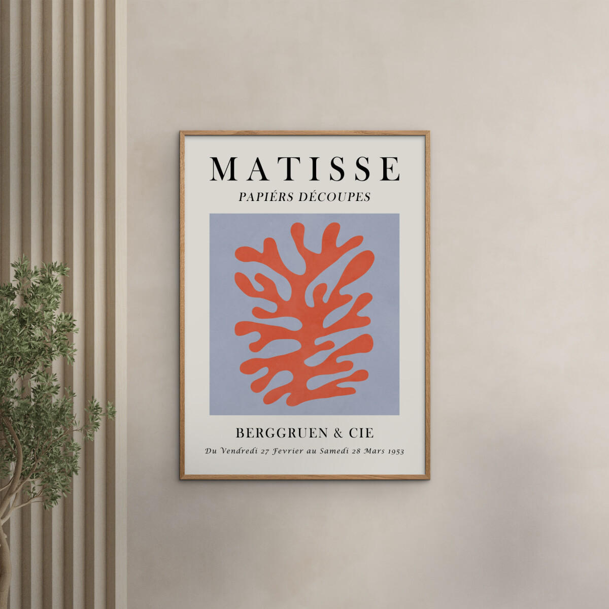 POSTER Vitor Costa - Matisse floral Poster 8 - Multicolor, Papier (50/70/0.1cm) - Poster&Frame
