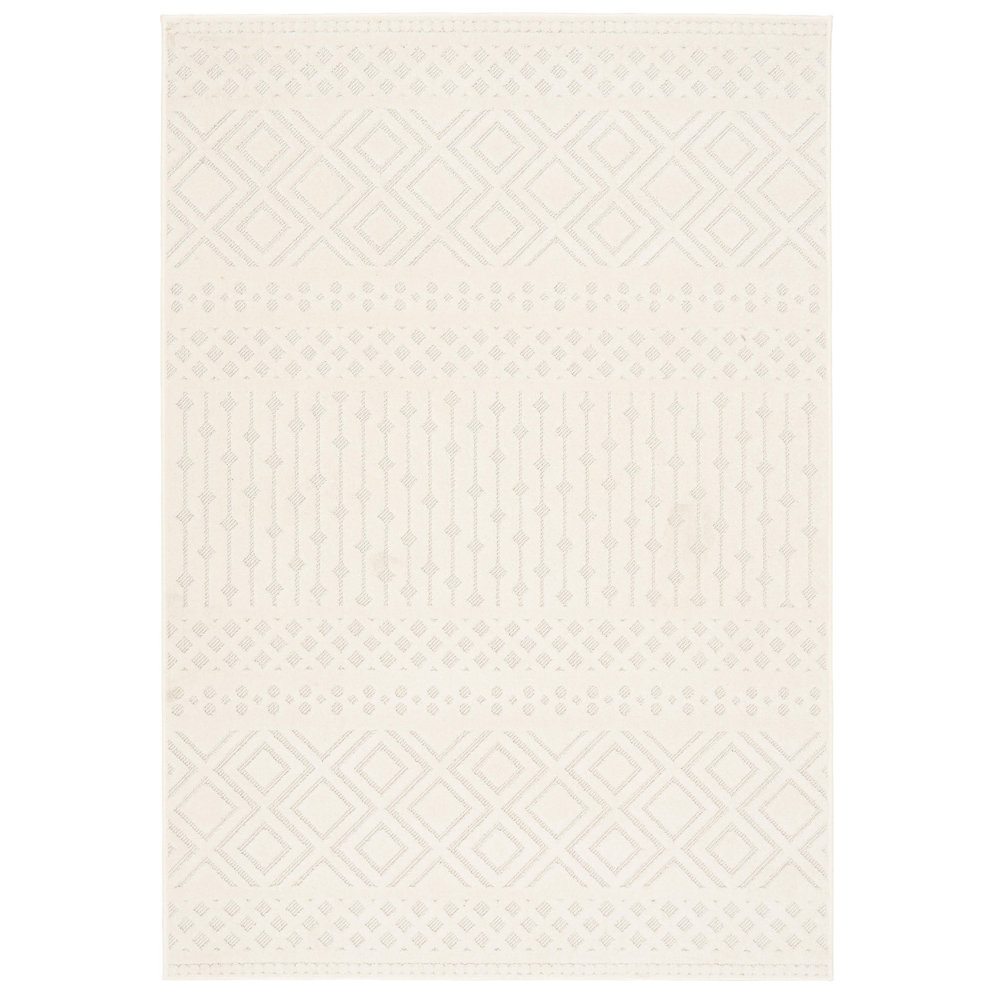 FLACHGEWEBE TEPPICH SEVILLA - Ecru, Textil (80/150cm) - Pergamon