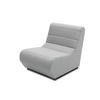 GARTENLOUNGE-SESSEL Boudicca 73x80x102 mit Outdoorbezug in silber - Silberfarben, Kunststoff (102/80/73cm) - 58aufmkessel