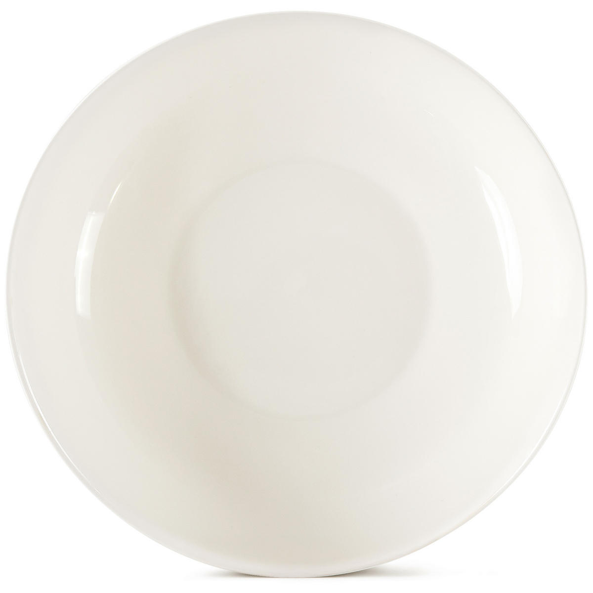 TELLER-SET SUPPENTELLERSET AD BELLA 6-tlg ,Porzellan, ecru - Ecru, Keramik (20cm) - KONSIMO®