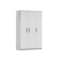 KINDERKLEIDERSCHRANK INGE 19 120/192/50 cm Weiß/Sonoma - Weiß/Sonoma Eiche, Holzwerkstoff (120/192/50cm) - Deine Möbel 24