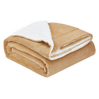 FLEECEDECKE Kuscheldecke 150x200 cm camel - Hellbraun, Textil (150/200cm) - Juskys