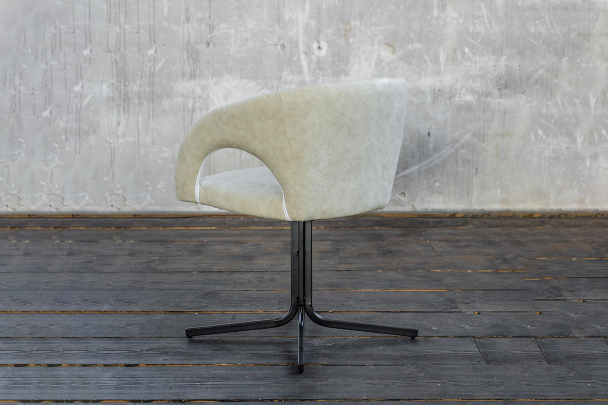 DREHSTUHL WICOS Beige Kunstleder - Beige, Leder (50/80/59cm) - KAWOLA
